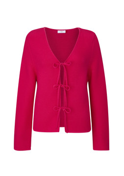 Tie Front Cardigan Red £39