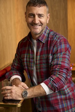 Will Mellor X Cotton Traders Flannel Check Shirt Crimson £36