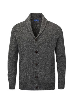 Will Mellor X Cotton Traders Shawl Neck Cardigan Deep Fern £42
