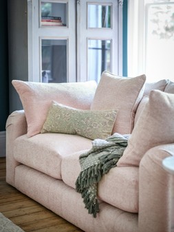 The Stories Home - The Westwood 2 Seater in Soft Boucle Blush All Over, No Trim, £1799.