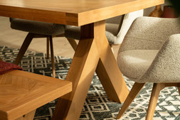Granada Herringbone Dining Table Y Leg RRP €2,049 Now €999