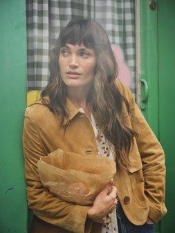 FatFace Eliza Suede Jacket, £199, V02168 - Harper Top, £39.50, H60063