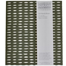 Tall Softback Sketchbook Seed Olive