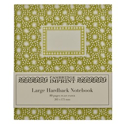 Large Hardback Notebook Animalcules Bawden Green