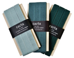 Italian Cotton Ribbons in Blues