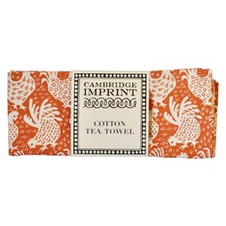 Tea Towel Hens Cinnamon