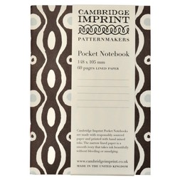 Pocket Notebook Persephone Charcoal and Pale Blue