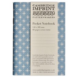 Pocket Notebook Little Stars Faded Denim
