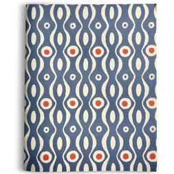 Slim Exercise Book Persephone Cornflower and Red