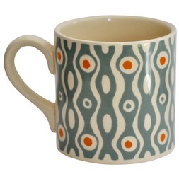 Mug Persephone Teal and Orange
