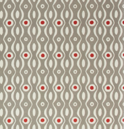 Patterned Paper Persephone Grey and Crimson