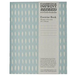 Lined Exercise Book Seed Aquamarine