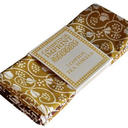 Three Small Ivy Stripe Tea Towels