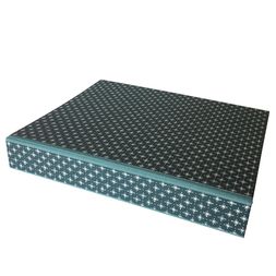 Ring Binder Little Stars Petrol Blue