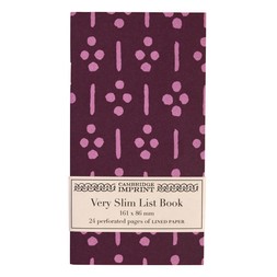 Very Slim Listbook Ugizawa Damson
