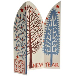 Extra Special Triptych Card Winter Trees