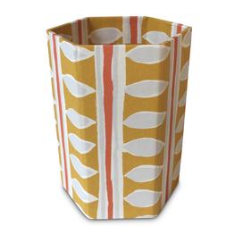 Hexagonal Pencil Pot Charleston Stripe
