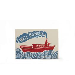 Well Done Tugboat Card