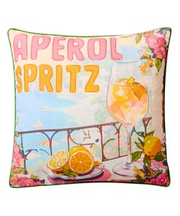 Aperol Spritz Reversible Garden Cushion £26