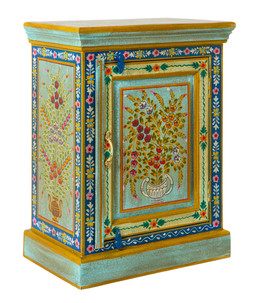 Hand Painted Floral Bedside Cabinet £250