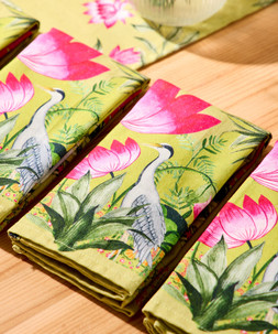 Herons Haven Pack Of 4 Napkins £16
