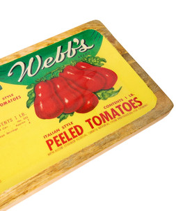 Retro Tomato Mango Wood Serving Tray £25