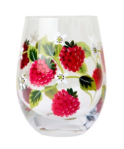 Rich Raspberry Stemless Wine Glass £12