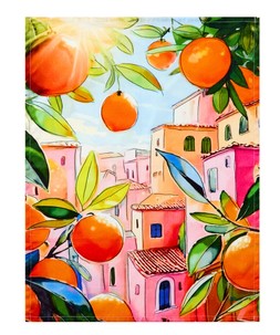 Riviera Reverie Pack Of 3 Tea Towels £18