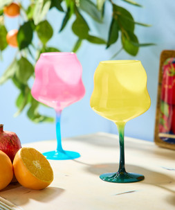 Wiggle Stem Wine Glass Set Of 2 £25