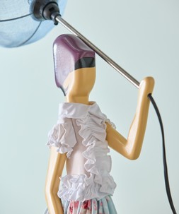Windswept Umbrella Lady Lamp £215