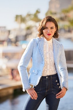 Let's Do Lunch Boucle Jacket £85