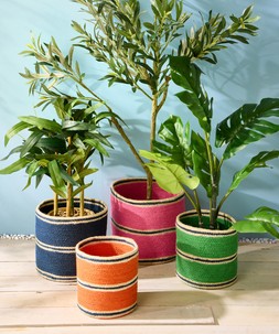 Assorted Jute Basket Set £30