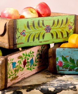 Hand Painted Storage Brick Moulds £38