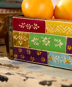 Hand Painted Storage Brick Moulds £38