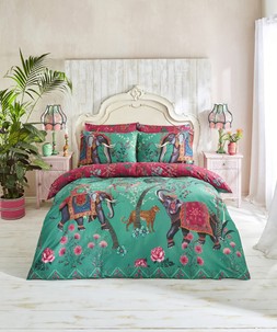 Wonderful Wanderlust Cotton Reversible Duvet Set £45-£70