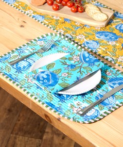 Pop Of Pomegranate Reversible Pack Of 4 Placemats £32
