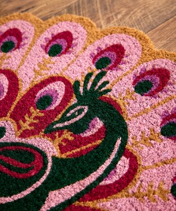 Pretty Peacock Doormat £18