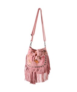 AE050A Rock 'n' Rose Suede Boho Bag £69 (1)