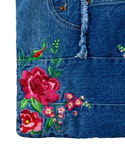 Artizan Embroidered Denim Bag £40