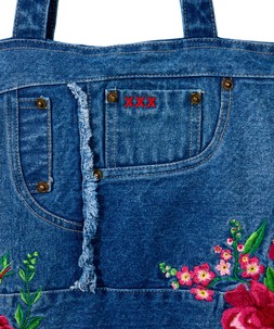 Artizan Embroidered Denim Bag £40
