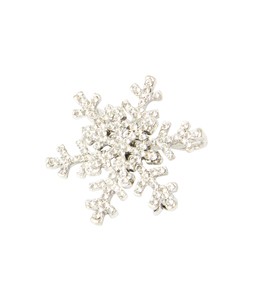 BK207A2 Sparkle Snowflake Brooch £10