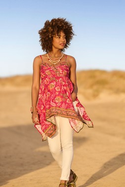 Dippy Hem Printed Tunic Top £48