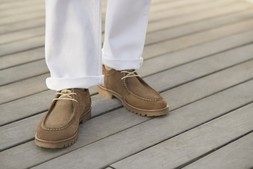 Apron Stitched Suede Shoes £65