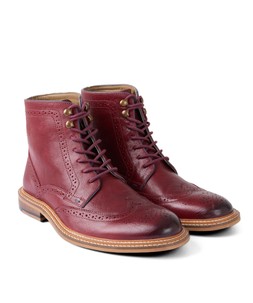 FW367A West Coast Leather Brogue Boots Red £90 (3)