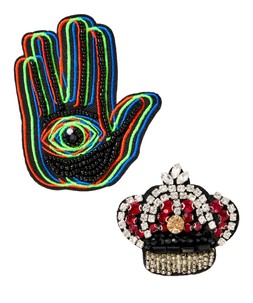 GH581A Crown Set Sew On Badges £12