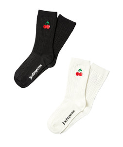 GH637A Cherry Baby Socks 2 Pack Multi One Size (4-7) £15 (1)