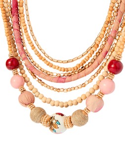 Golden Sunset Stone Layer Necklace £20