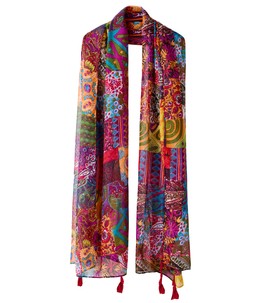 HB503A Very Boho Patchwok Scarf £20