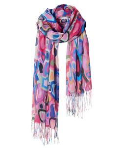 HB559A Colour Charms Print Scarf Multi £15 (4)