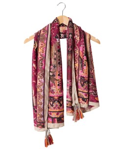 HB587A Misty Remarkable Tassel Scarf Multi £20 (2)